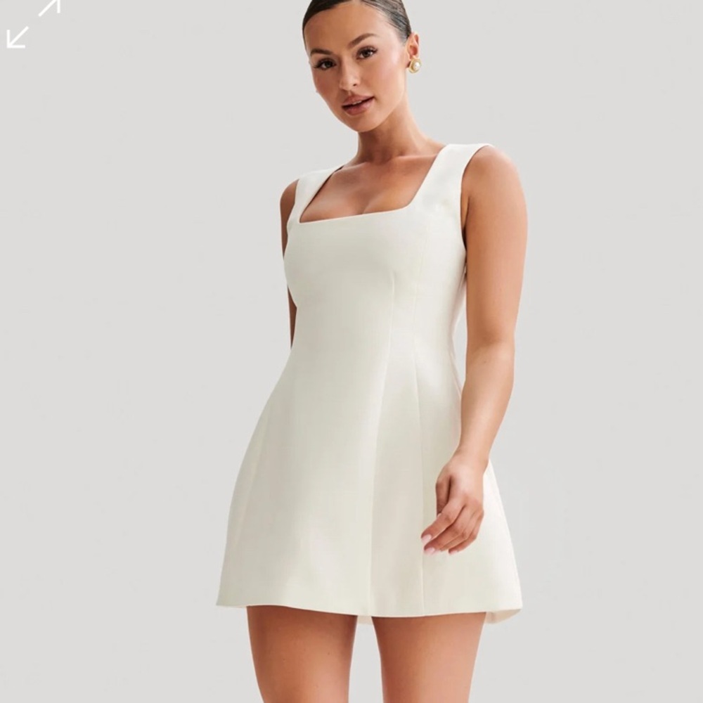 Meshki Lysandre Crepe Mini Dress